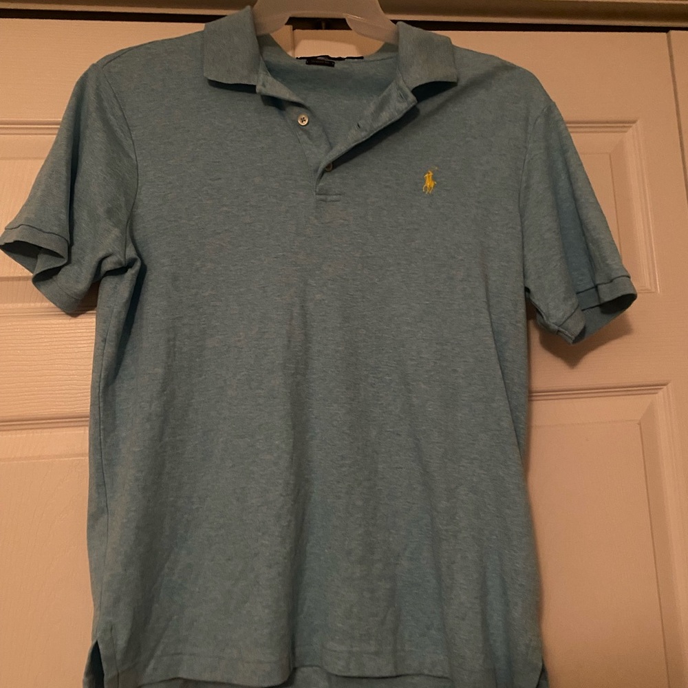 Baby blue, worn once, Polo Ralph Lauren, Size small, Classic fit, Mens.